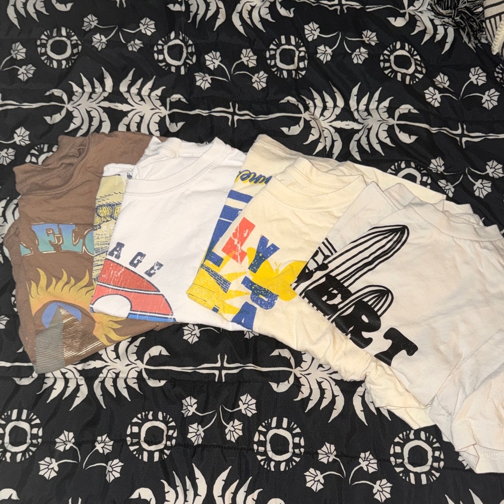 Four Misc. Cropped Tees
